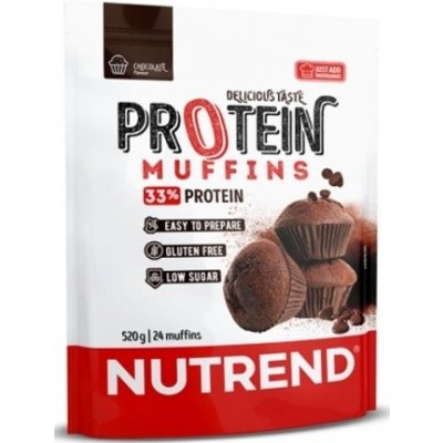 Nutrend Protein Muffins 520 g - čokoláda