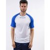 SHIRT CAPO INTERLOCK dres biela-azúrová modrá XL