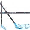 Zone floorball AIR/ONE HYBRID AL27 OVAL raw/blue čierna / modrá, Pravá (pravá ruka dole), 104cm (=114cm)