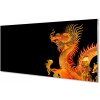 Nástenný panel Japonský zlatý drak 100x50 cm