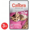 Calibra Cat Premium Kapsička pre mačiatka Morka & Kurča 3× 100 g