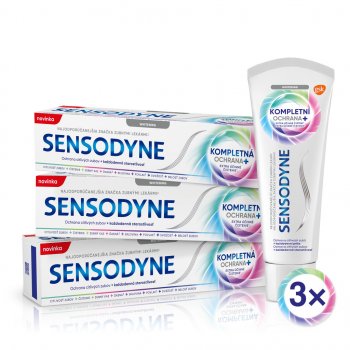 Sensodyne Kompletná ochrana Whitening 3× 75 ml