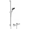 Hansgrohe Pulsify Select S Sprchový set s termostatickou baterii Eco a tyčí 90 cm, chrom 24261000