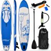 Nafukovací paddleboard 305 cm modrý + příslušenstvo