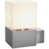 SLV SQUARE WALL E27 venkovní stojací lampa nerezová ocel 304 max. 20W IP44 1000336