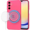 Techsuit SoftFlex MagSafe – puzdro na Samsung Galaxy A25 5G – hot pink