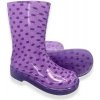 Detské gumáky fialové bodka (22)