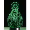 Beling 3D lampa, Kristus, 7 farebná S430