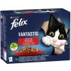 Felix Fantastic kura, hovädzí, králík a jahňací v želé 12 x 85 g