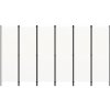 vidaXL so 6 panelmi krémovo biely 300 x 180 cm