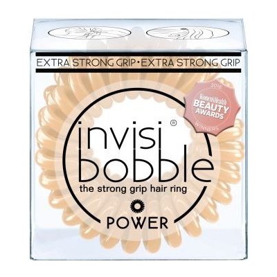 Invisibobble POWER To Be Or Nude To Be - maxi gumička do vlasů nude 3 ks