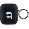 Karl Lagerfeld PU Embossed Karl Head Puzdro na AirPods 1/2 KLA2PGKIPK