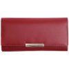 Dámska kožená peňaženka Segali SG – 7066 vínovo červená