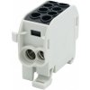 Svorkovnica rozbočovacia HLS 125A-2 (1x35, 1x25 / 1x35, 1x25) - čierna
