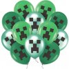 Latexové balonky Minecraft - Creeper - 12 ks 30 cm