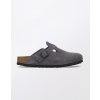 Birkenstock Boston Suede Leather Velvet Grey