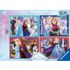 RAVENSBURGER Disney: Ľadové kráľovstvo 4x100 dielikov