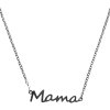 Minimalistický Glosery náhrdelník s nápisom Mama, chirurgická oceľ 1,5mm Dĺžka: 55cm, Náhrdelník: zlatý