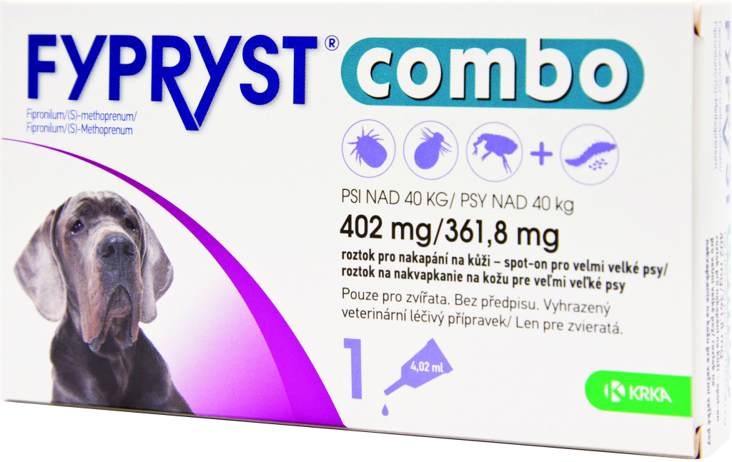 Fypryst Combo spot-on Dog XL nad 40 kg 1 x 4,02 ml