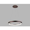 LED2 3273258 BELLA SLIM závesné svietidlo LED D580mm 48W/3360lm 3000-4000K kávová