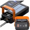 Solárny powerbank, stanica 80000 mAh s baterkou | solárne nabíjanie + 4 káble