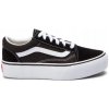Vans kids Old Skool Platform Shoes 4-8 roků Black-True White
