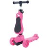2V1 detská kolobežka NILS FUN HLB12 ružová