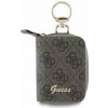 Guess PU 4G Script Logo Kľúčenka hnedá