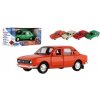Welly Dromader Auto Škoda Favorit kov plast 11cmna volný chod 4 barvy v krabičce 15x7x7cm 1:34