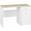 Nábytek PEGAS s.r.o. Psací stůl Elmo 18, Bílá Alpská/Buk Fiord