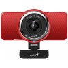 GENIUS webová kamera ECam 8000/ červená/ Full HD 1080P/ USB-C/ USB/ mikrofon