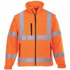 Portwest S428 HI-VIS Reflexná softshellová bunda L, Fluorescenčno oranžová