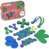 CLIXO Crew Blue & Green - magnetická stavebnica 30 kusov