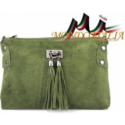 Made in Italy kožená kabelka 812 zelená
