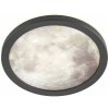 LED Stropné svietidlo LUNANO dizajn mesiac, 29,5 cm