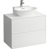 Laufen Skrinka pod umývadlo New Classic 80 cm s 2 zásuvkami, biela lesklá H4060140856311