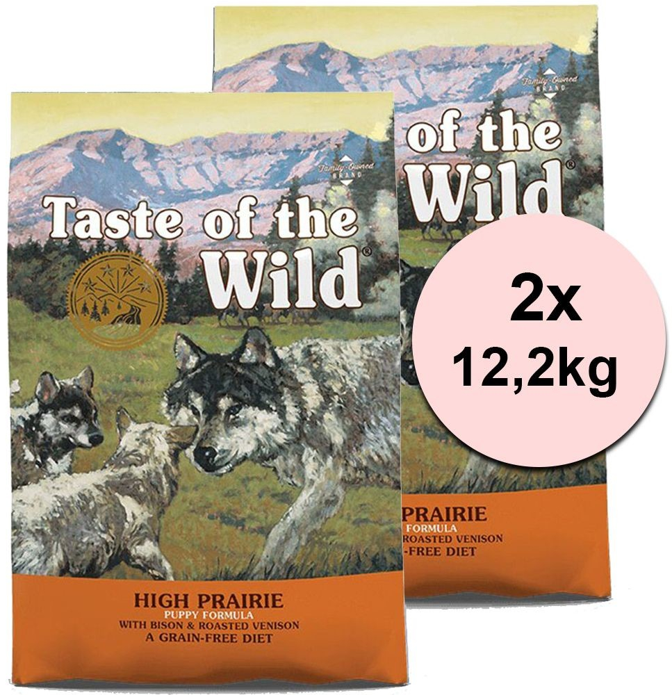 Taste of the Wild High Prairie Puppy 2 x 12,2 kg