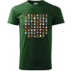 Vlajky štátov - Európa - Klasické pánske tričko vyššej gramáže - 3XL ( Fľaškovozelená )