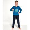 Chlapčenské pyžamo Cornette Young Boy 267/131 Game Zone - Modrá / 134-140