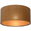 Lucide 03129/42/30 prisadené stropné svietidlo Magius 1x40W | E27 - ratan, stmievateľné