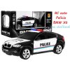 JOKO RC auto Polícia BMW X6 na diaľkové ovládanie 25cm, čierne