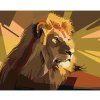 Diamondi Diamantové maľovanie - LEV MOZAIKA Rámovanie: vypnuté plátno na rám, Rozmer: 40x50 cm
