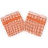 Bade Home Utierka PAR oranžovobiela kocka 3 ks Varianta: Uterák PAR oranžovo-biely kocka 45x65 cm balenie 3 ks