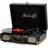 Gramofón Retrolife R609 čierny