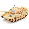 TEDDIES Tank 16 cm na spätné natiahnutie - žltý