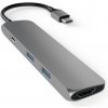 Satechi USB-C Slim Multiport adaptér - Space Gray Aluminium ST-CMAM