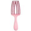 OLIVIA GARDEN Finger Brush Pink vlasy masážna 6-radová kabelková veľkosť