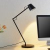 Stolná LED lampa Lucande Tarris, výška 46 cm, čierna - 9627051
