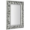 Sapho Sapho, ZEEGRAS zrkadlo v ráme, 70x100cm, strieborná Antique, IN432