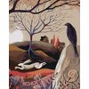ZUTY Maľovanie podľa čísel - BEŽIACI ZAJAC A ČIERNA VRANA Rámovanie: vypnuté plátno na rám, Rozmer: 40x50 cm
